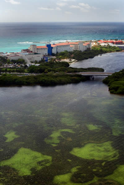 Laguna Nichupté en Cancún