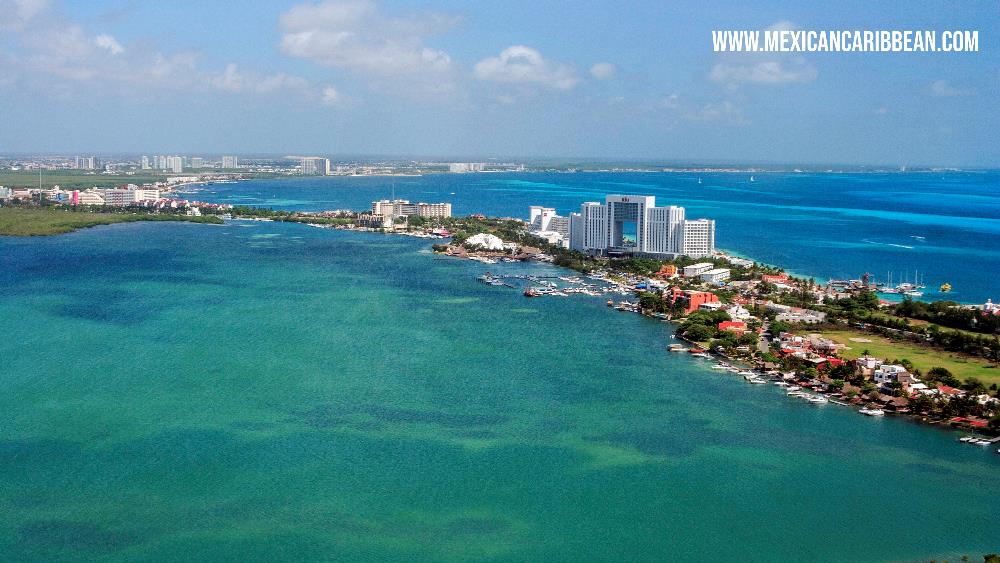 nichupte cancun lagoon laguna caribbean mexican