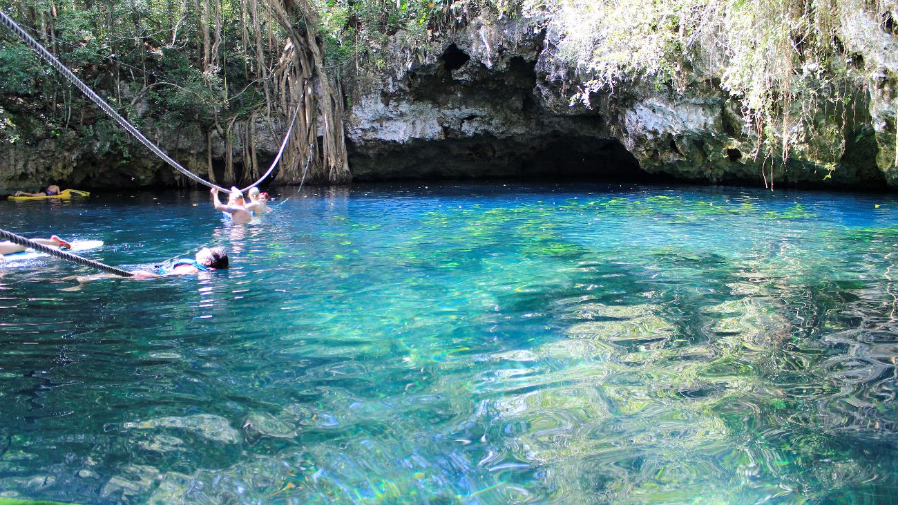 Cenote Verde Lucero in Puerto Morelos