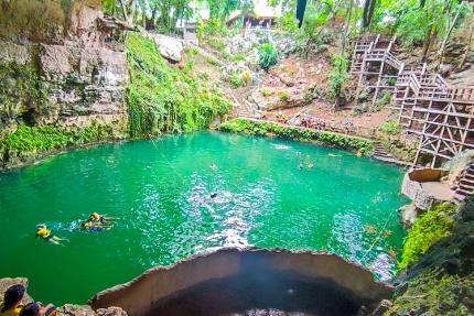 Cenote Zaci in Valladolid Yucatan